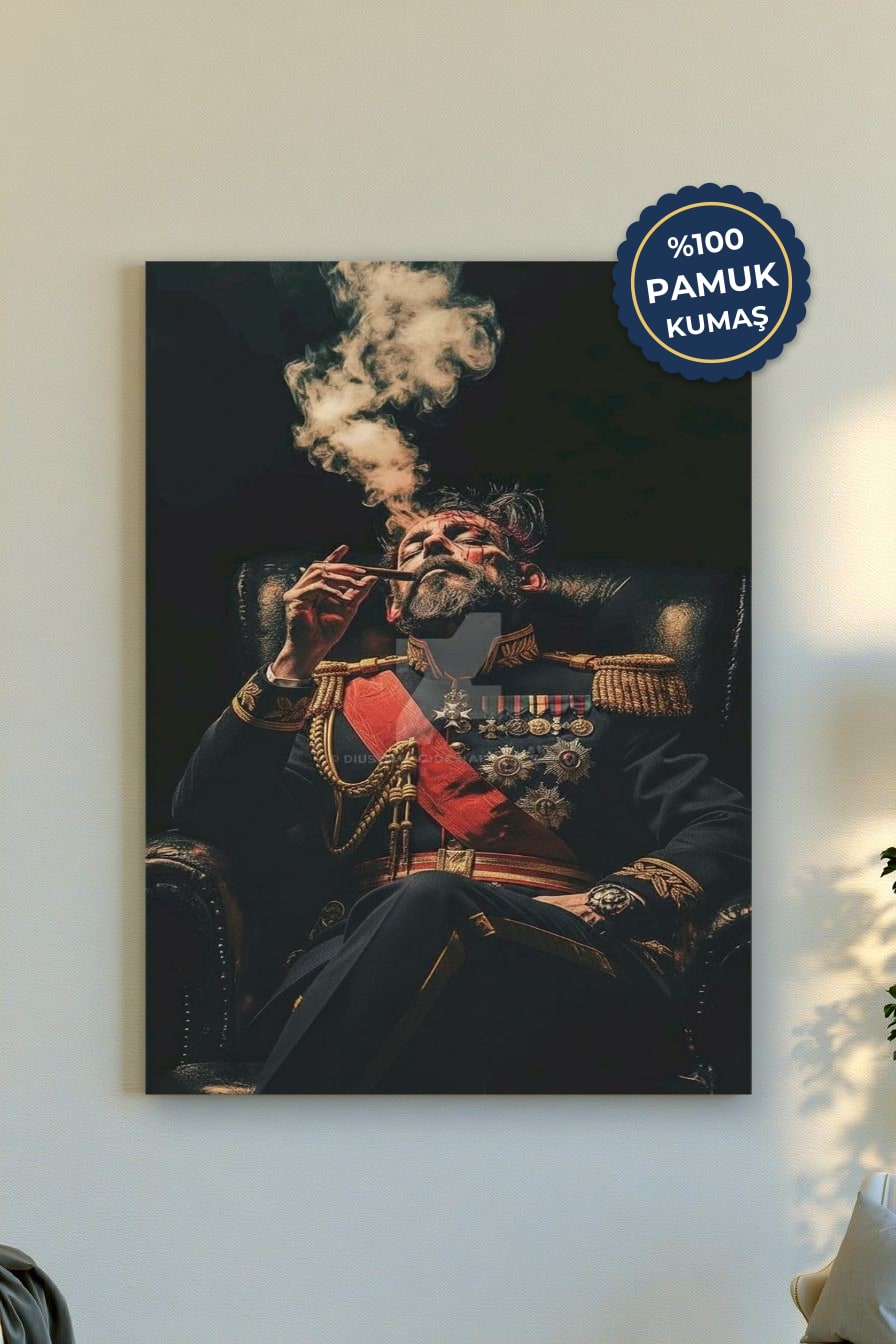 Askeri Figür Kanvas Tablo - Klasik Tarz