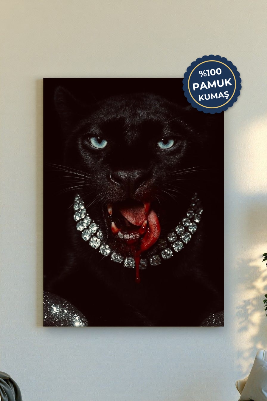 Panter Kanvas Tablo - Cesur Sanat