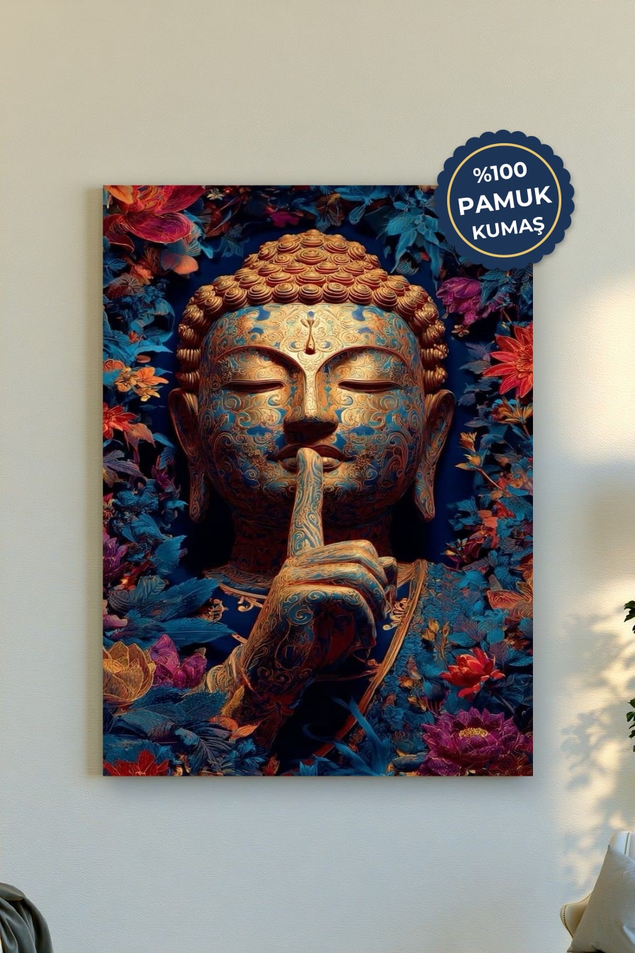 Buddha Kanvas Tablo - Renkli ve Derin Tasarım