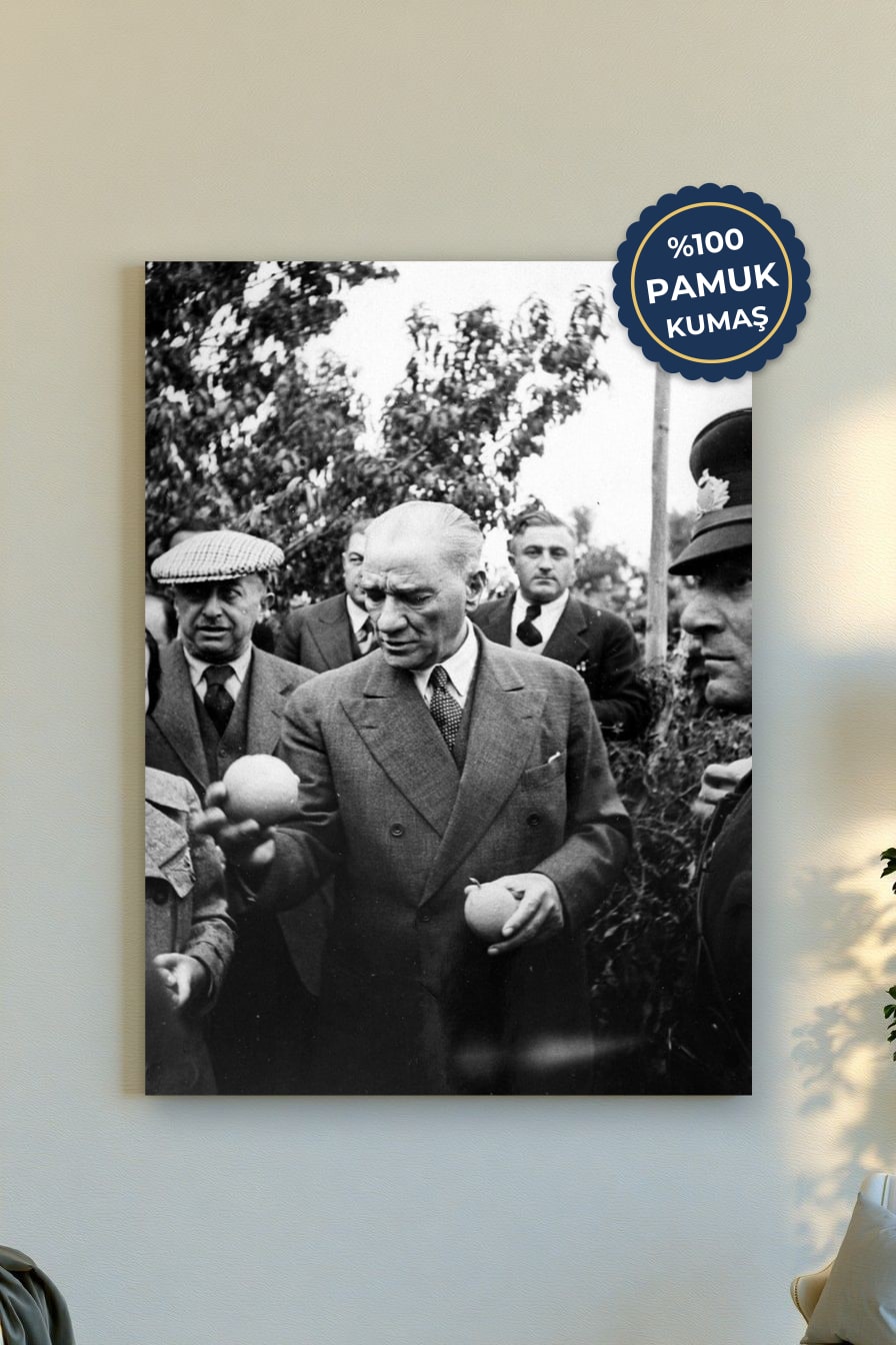 Tarihî Anlar Kanvas Tablo - Siyah Beyaz