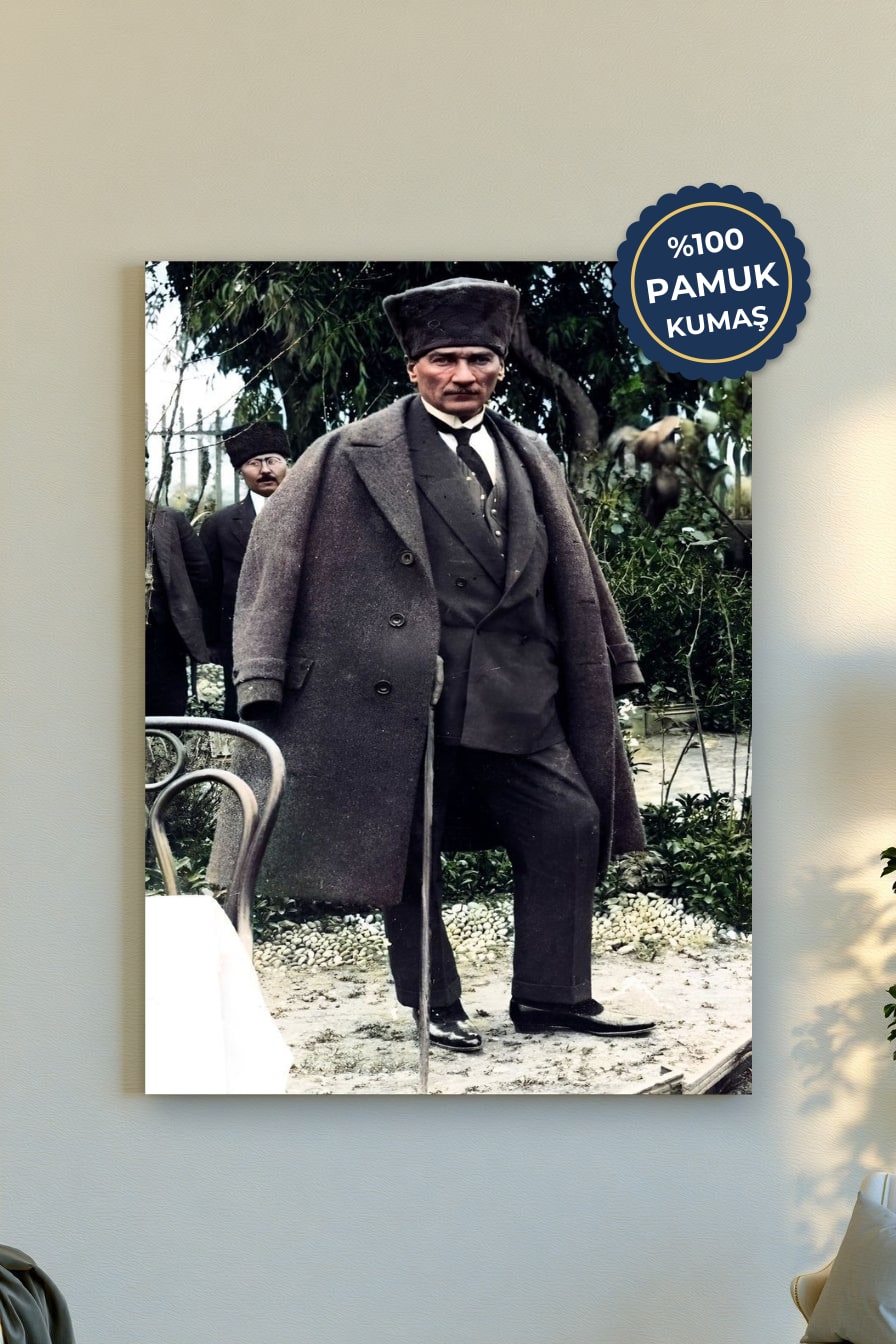Tarihî Portre Kanvas Tablo - Retro Dokunuş