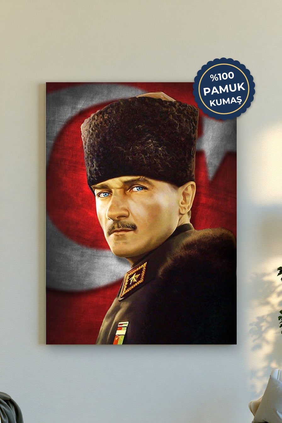 Atatürk Kanvas Tablo - Modern