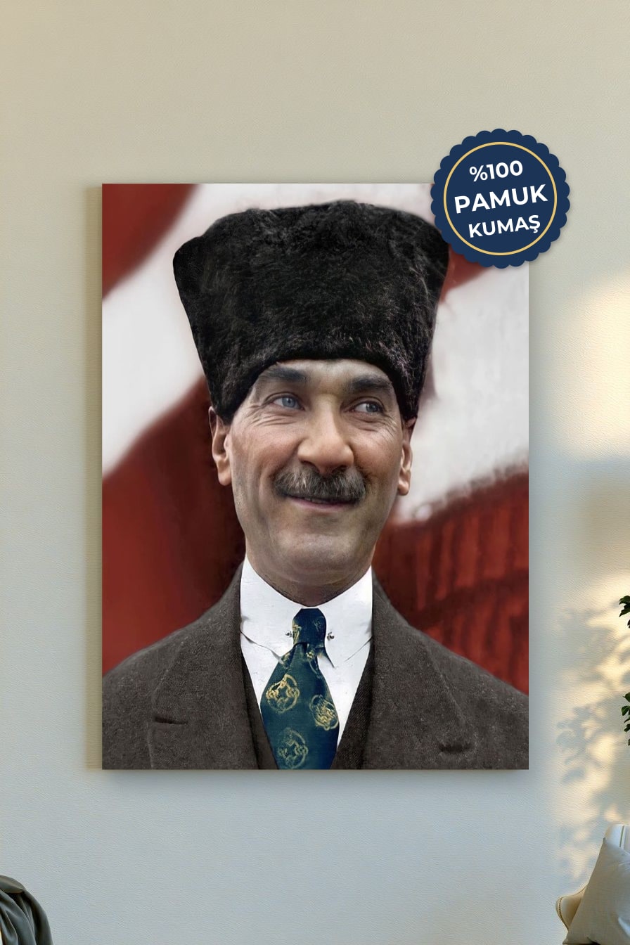 Tarihsel Portre Kanvas Tablo - Renkli ve Etkileyici