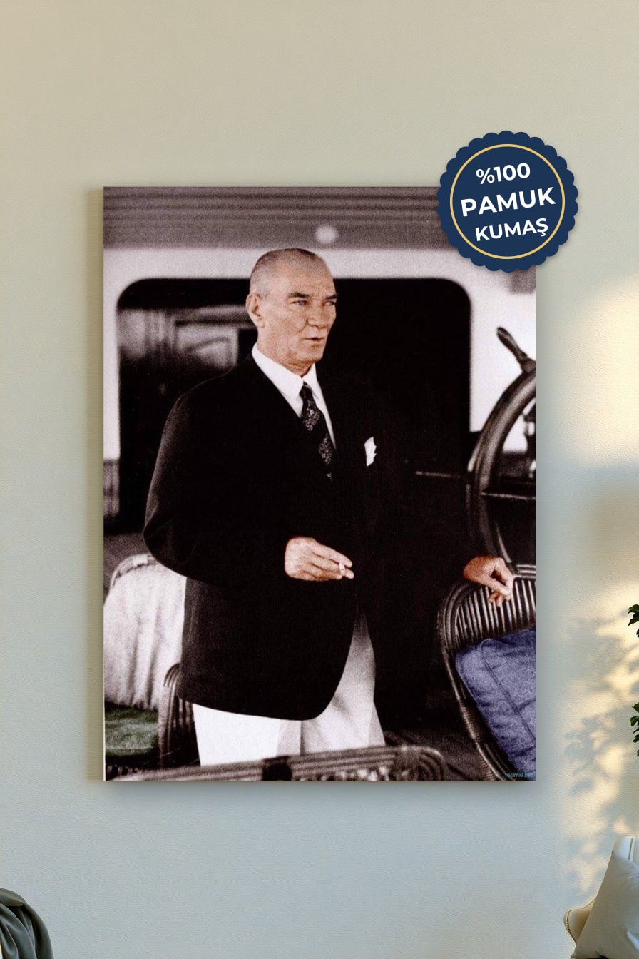 Tarihsel Figür Kanvas Tablo - Doku ve Derinlik Vurgusu