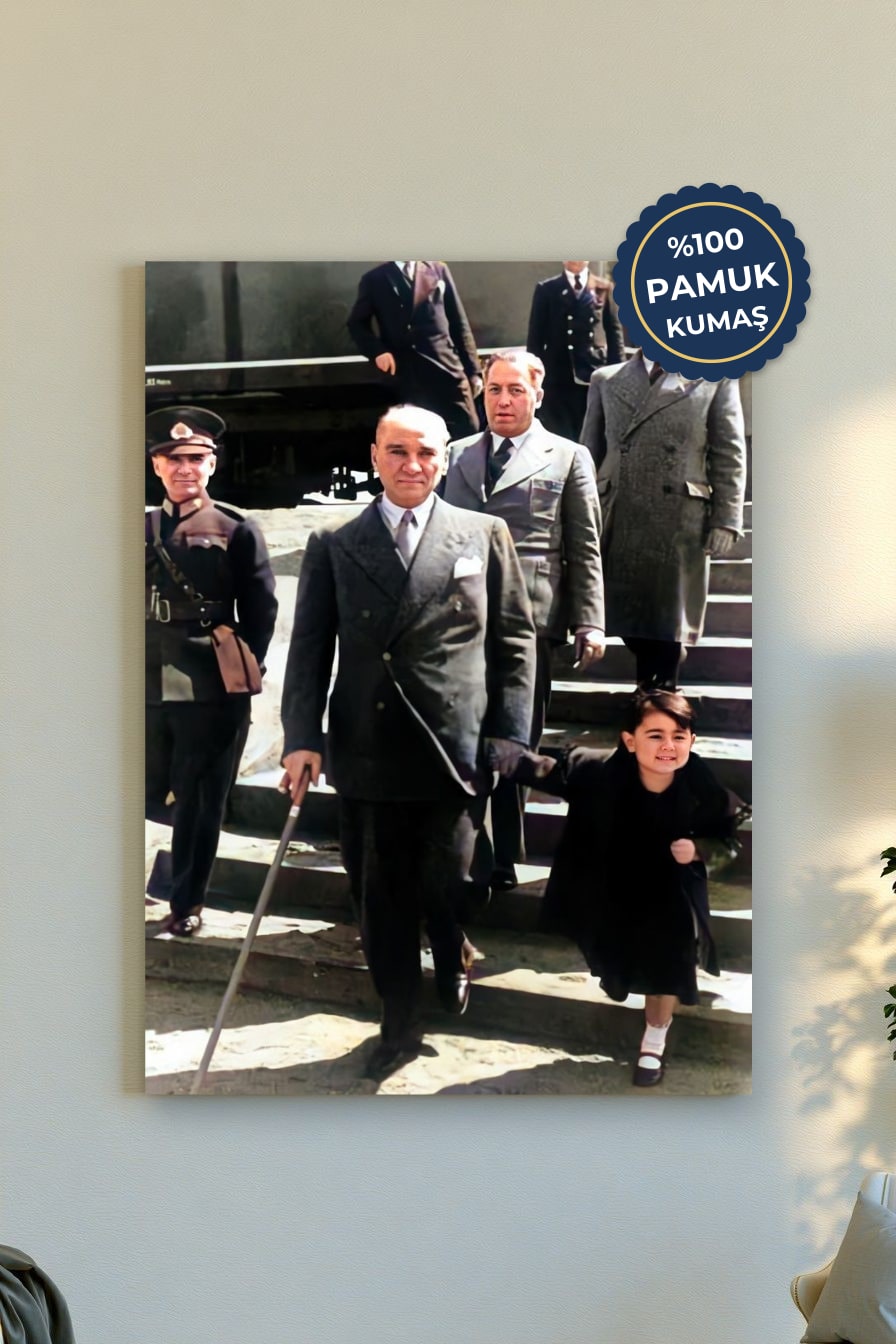 Tarihi Figürler Kanvas Tablo - Renkli