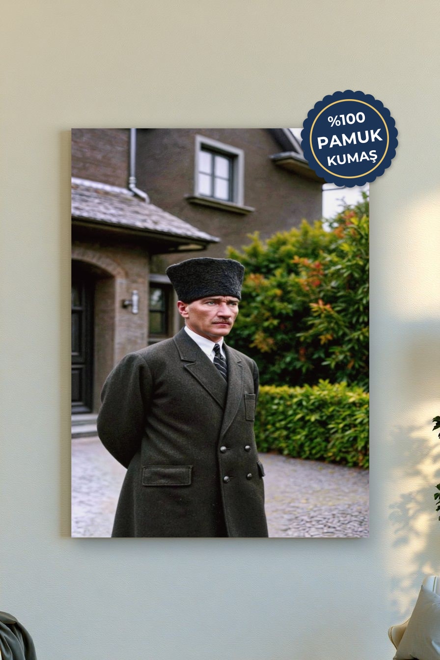 Tarihsel Figür Kanvas Tablo - Klasik Renk Vurgusu