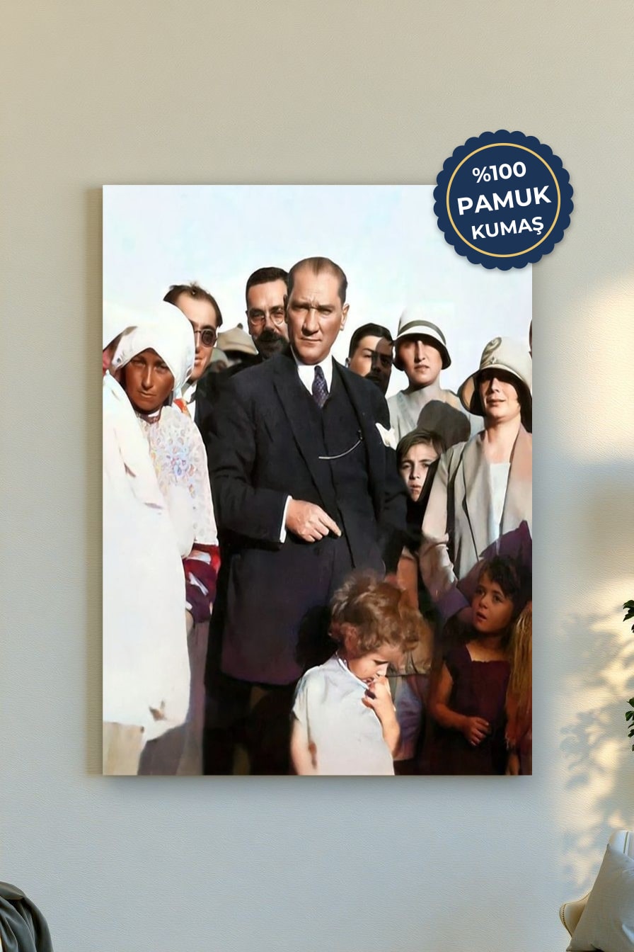 Tarihi Karakterler Kanvas Tablo - Renkli ve Duygusal
