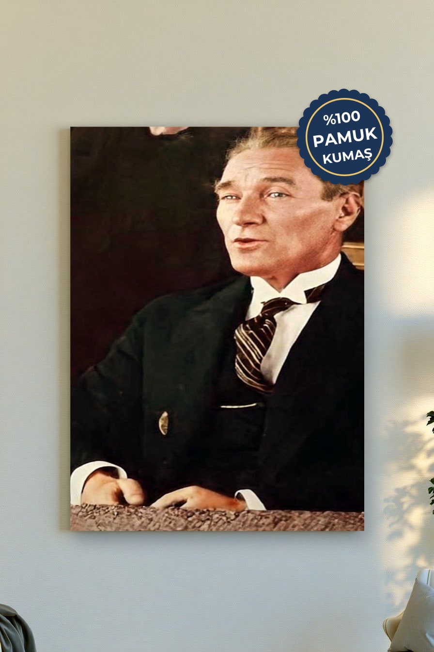 Tarihsel Figür Kanvas Tablo - Vintage