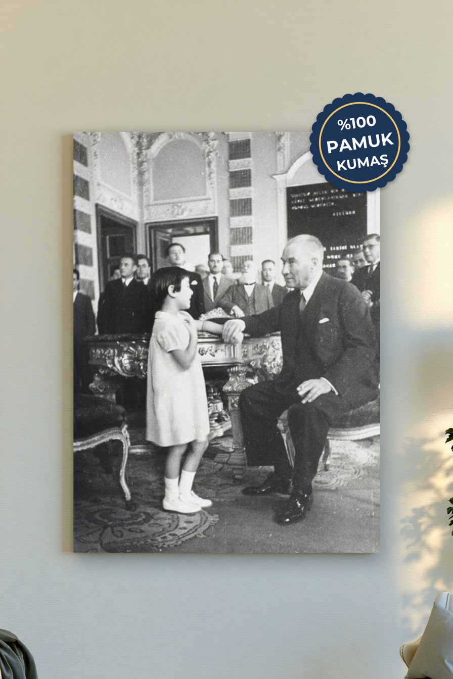 Tarihî Anlar Kanvas Tablo - Siyah Beyaz