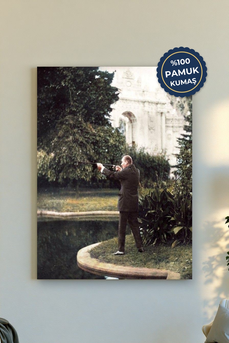 Balık Tutma Kanvas Tablo - Vintage Özlem