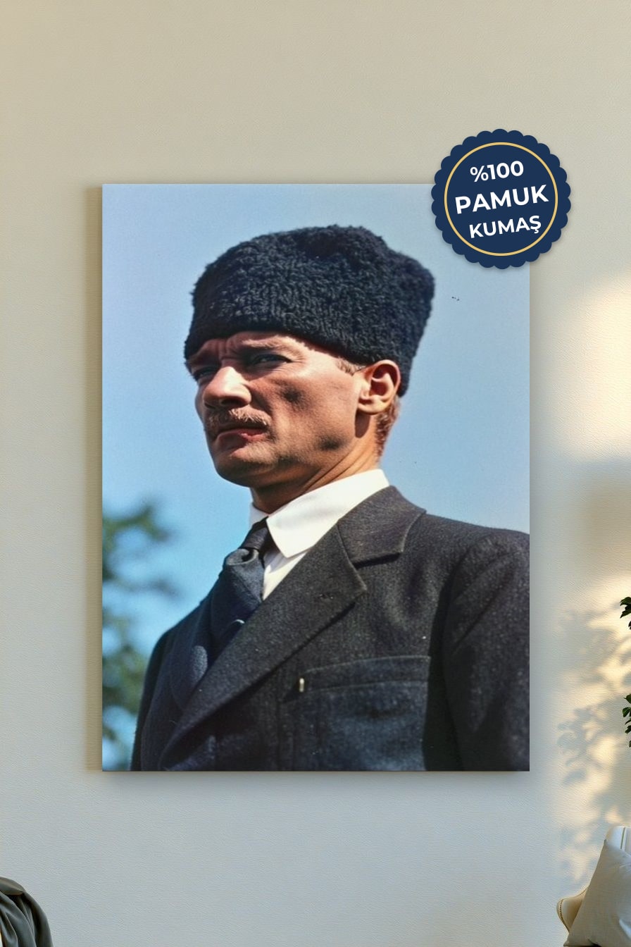 Tarihi Figür Kanvas Tablo - Minimalist