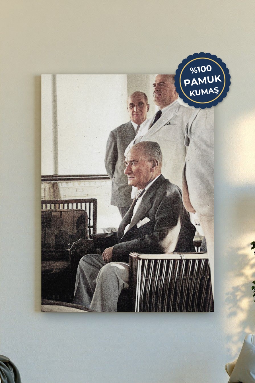 Tarihî Anlar Kanvas Tablo - Vintage Tarzı