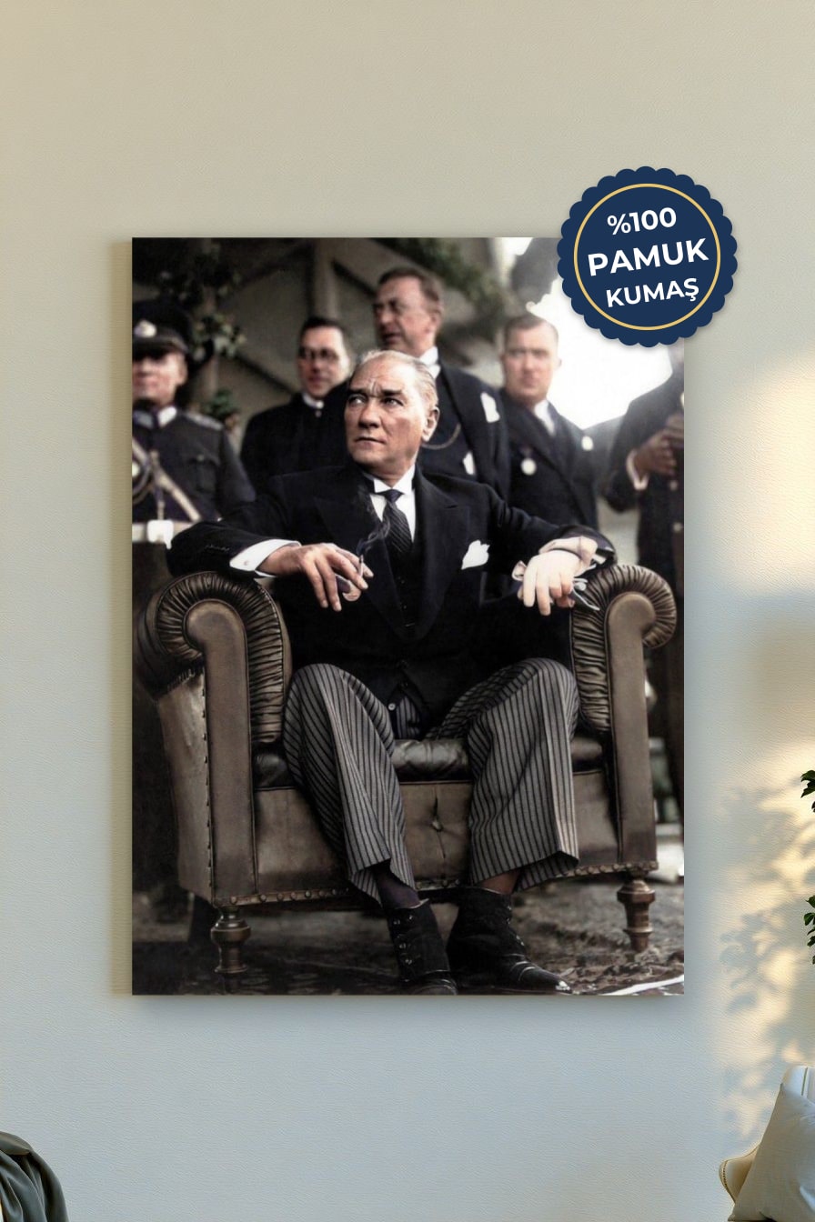 Tarihî Portre Kanvas Tablo - Şık ve Geçmişe Dönüş