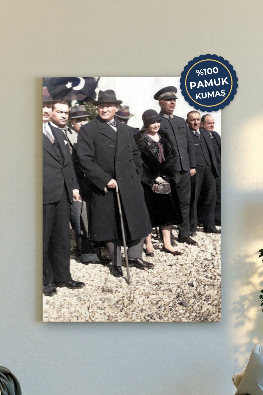 Tarihi Figürler Kanvas Tablo - Renkli