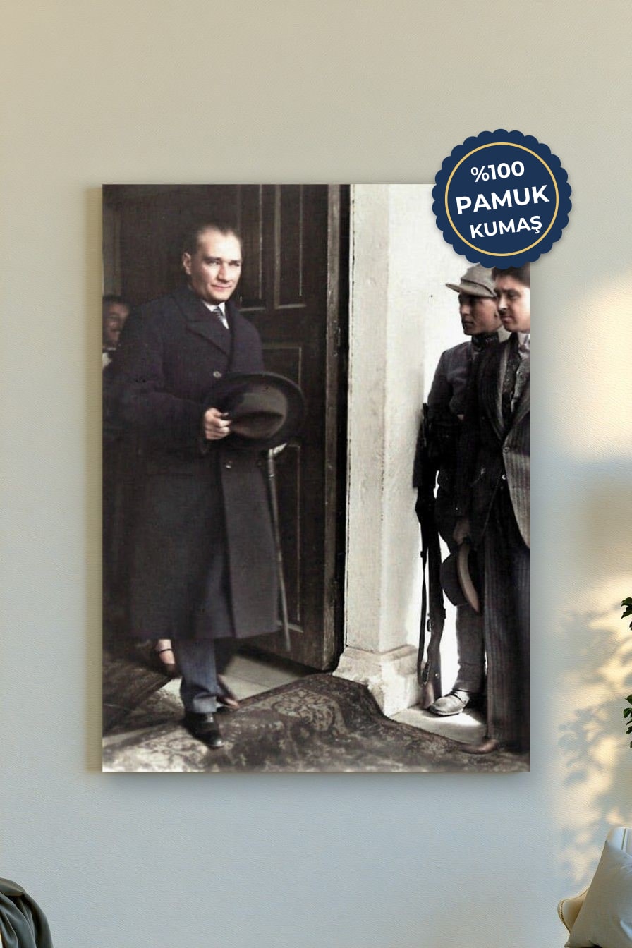 Tarihî Anlar Kanvas Tablo - Renkli