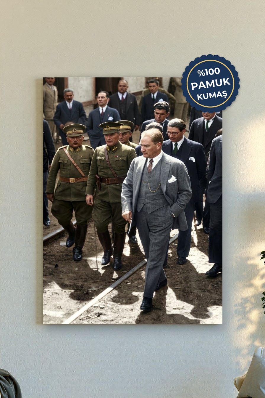 Tarihî Anlar Kanvas Tablo - Retro Tonlar