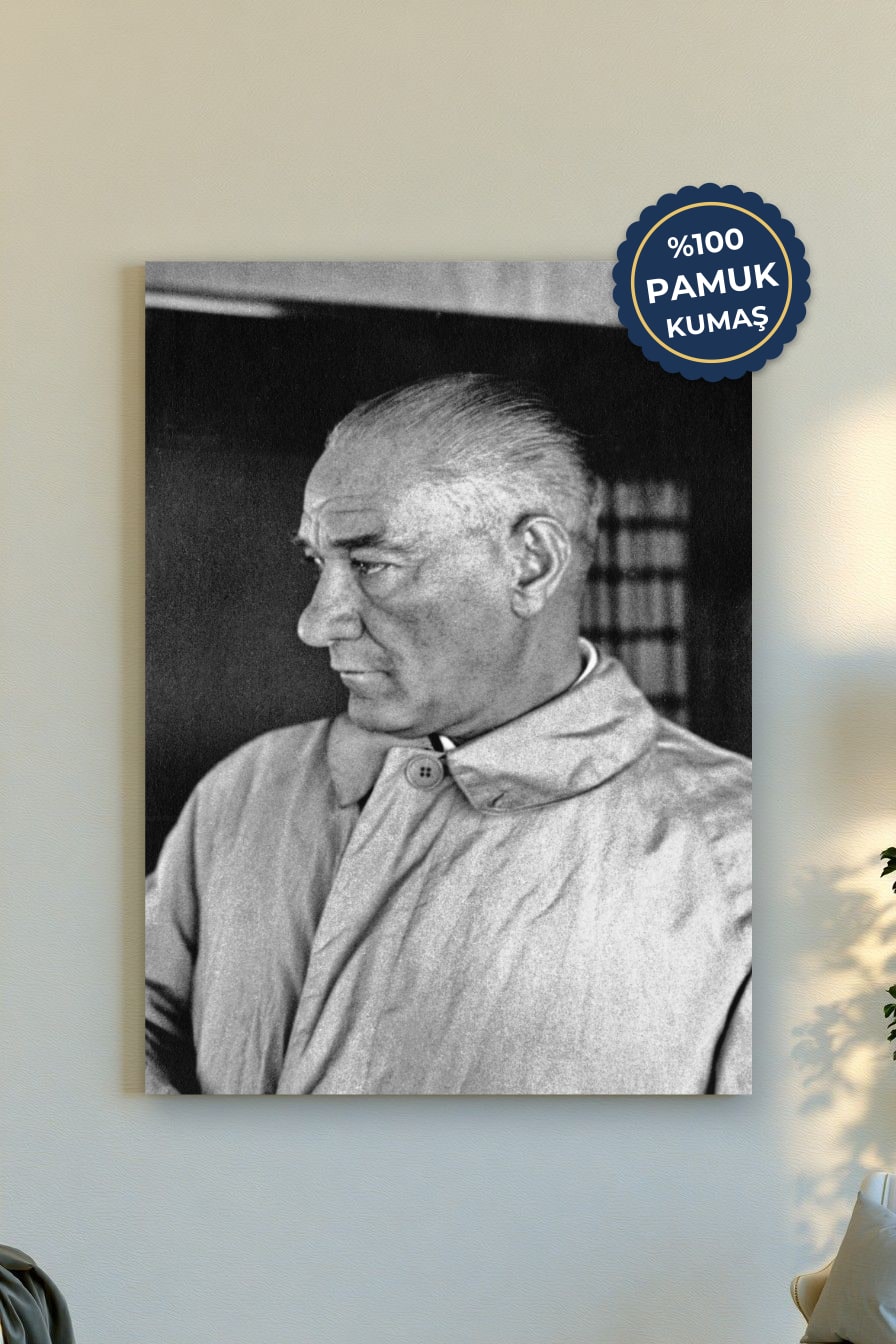 Kültürel Tarihimiz Kanvas Tablo - Siyah Beyaz Vurgusu