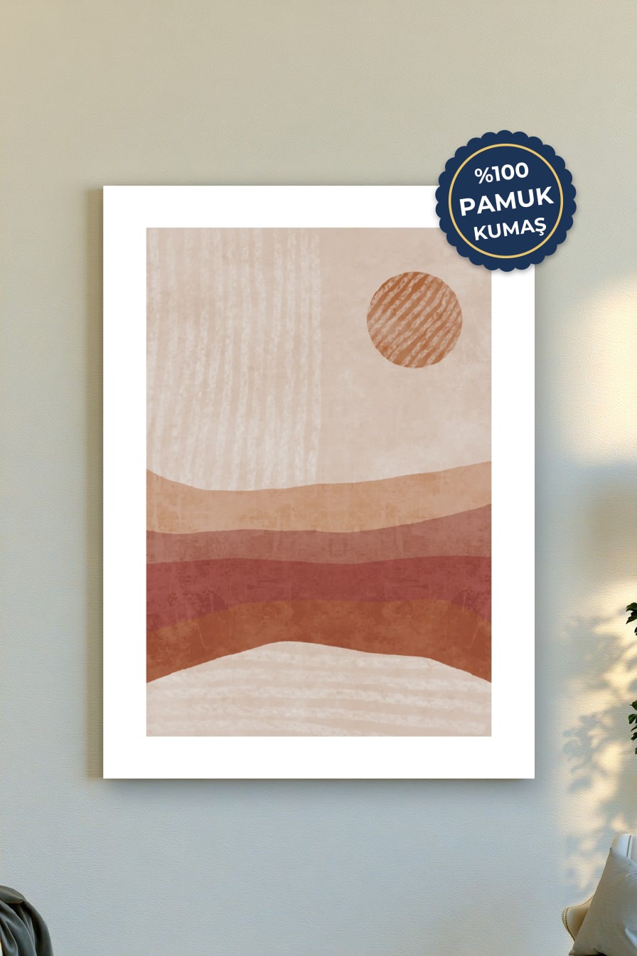 Soyut Doğa Kanvas Tablo - Pastel Tonları