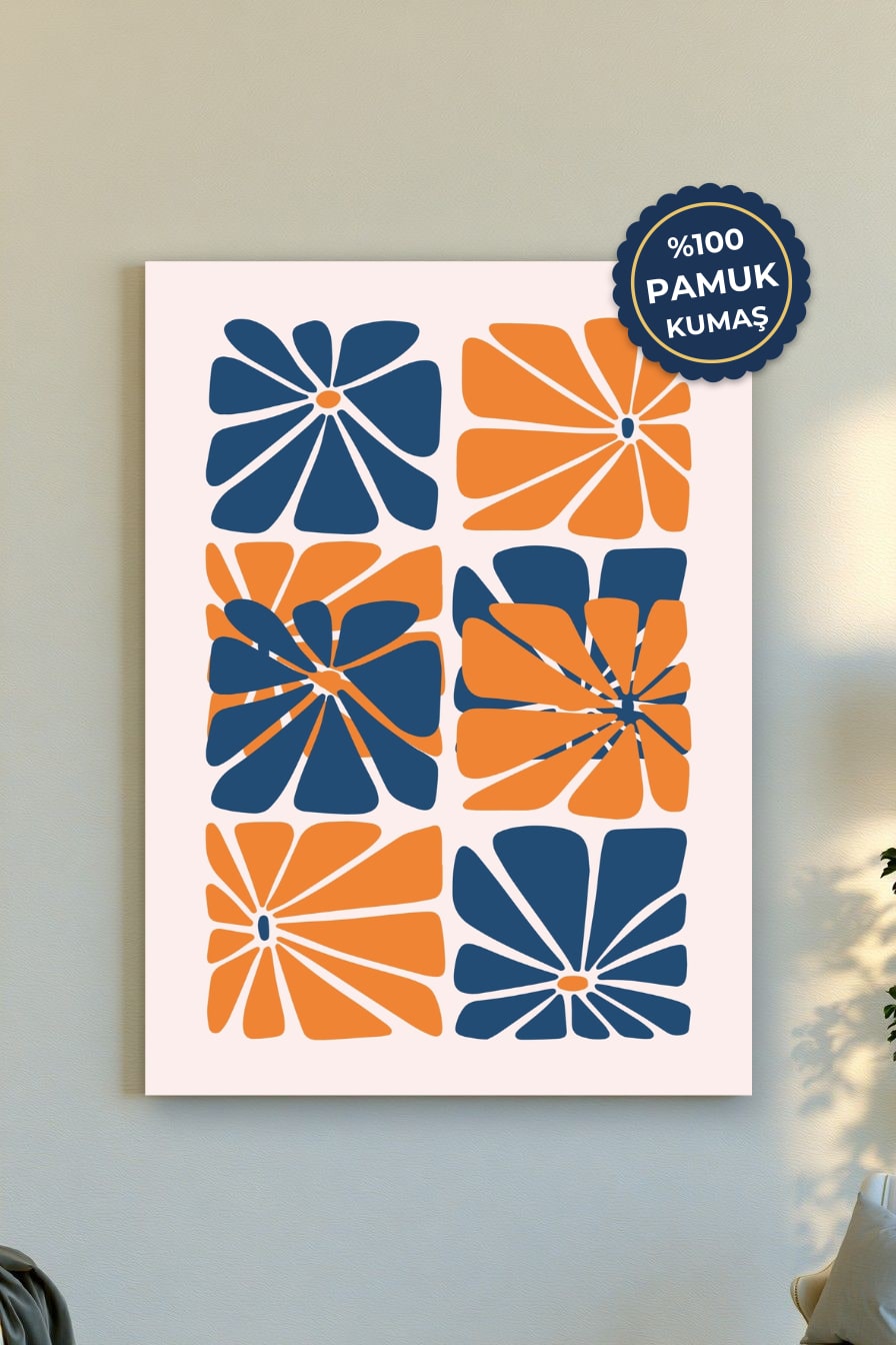 Aşk Bahçesi Kanvas Tablo - Modern Renk Vurgusu