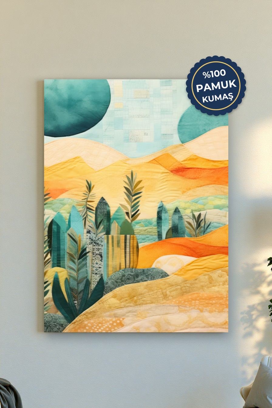 Doğa Kanvas Tablo - Renkli ve Modern
